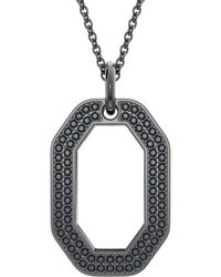 Swarovski - Halskette Mit Anhänger Dextera Oktagon Schwarz 5651703 - Lyst