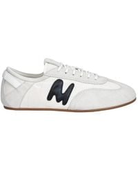 MSGM - Schoenen ,Wit ,Suède New Retro Super Light Sneaker - Lyst
