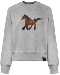 Stella McCartney - Hoodies & Sweatvesten ,Grijs ,Sweatshirts - Lyst