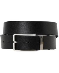 ARMANI EXCHANGE - Schwarzer Wendbarer Ledergürtel - Lyst