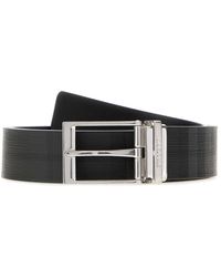 Burberry - Reversible Check Belt - Lyst