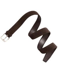 GANT - Accessoires ,Bruin ,Suède Suède Riem - Lyst