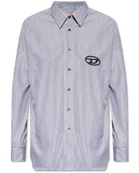 DIESEL - Camicia a righe s-douber - Lyst