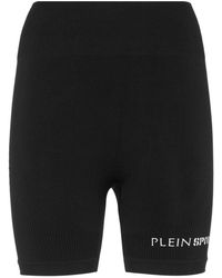 Philipp Plein - Fitness ,Zwart ,Nylon Biker Shorts - Lyst