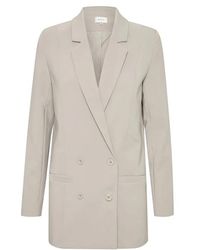 Gestuz - Jassen ,Polyester Boxy Fit Blazer String - Lyst