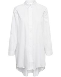 Inwear - Overhemden ,Wit ,Katoen Trendy Oversized Blouse - Lyst