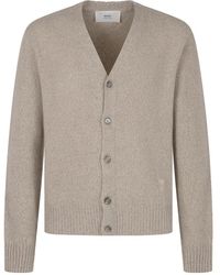 Ami Paris - Adc cardigan sweater - Lyst