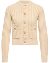 Moncler - Cardigan Imbottito - Lyst