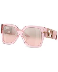 Versace - Rosa sonnenbrille mit original-etui,sunglasses,schwarze sonnenbrille mit original-etui - Lyst