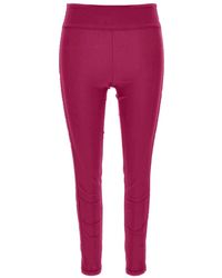 Versace Jeans Couture - Broeken ,Roze ,Leggings Met Logo - Lyst