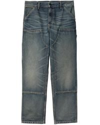 Carhartt - Blauwe Dubbele Knie Katoenen Jeans - Lyst