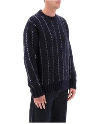Sacai - Round-neck knitwear - Lyst