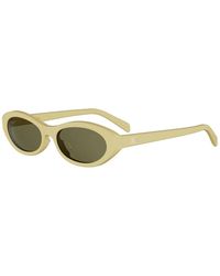 Celine - Triomphe Mini Zonnebril - Lyst