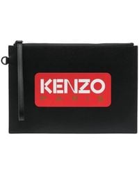 KENZO - Schwarze tasche im eleganten design - Lyst