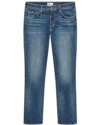 Gas - Jeans ,Blauw ,Denim Slim-Fit Denim Broek - Lyst