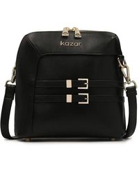 Kazar - Kleine Schwarze Handtasche Mit Bipolarem Reißverschluss - Lyst