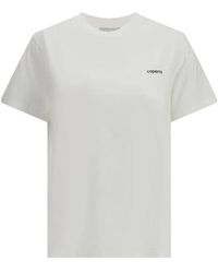 Coperni - Klassiek T-Shirt Met Ronde Hals Van Katoen - Lyst