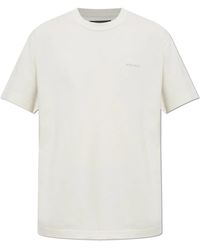 Woolrich - T-Shirt Met Geborduurd Logo - Lyst