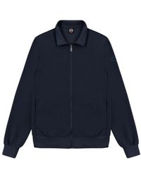 Colmar - Fitness ,Blauw ,Katoen Full-Zip Ottoman Sweatshirt - Lyst