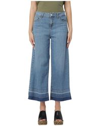 Liu Jo - Cropped Jeans - Lyst