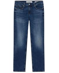 Guess - Jeans ,Blauw ,Denim Slim-Fit Jeans - Lyst