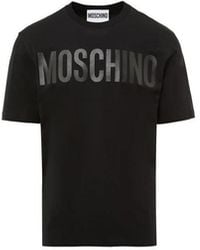 Moschino - Cooles T-Shirt Mit Kurzen Ärmeln Schwarz - Lyst