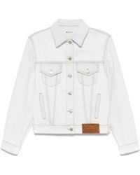 Bally - Blauwe Jurk Met Knopen En Zakken - Lyst