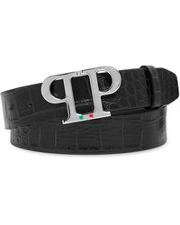 Philipp Plein - Stylischer ledergürtel - Lyst