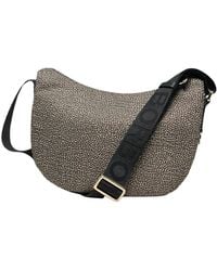 Borbonese - Luna bag small - elegante borsa a tracolla per donne moderne - Lyst