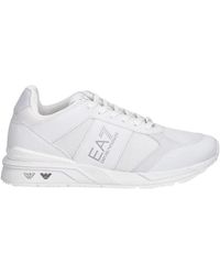 EA7 - Logo-Print Panel-Sneaker - Lyst