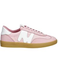 MSGM - Retro Trainer Wildleder-Sneaker - Lyst