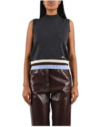 MSGM - Sleeveless Tops - Lyst