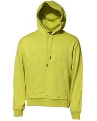 Dolce & Gabbana - Grüner Logo Kapuzenpullover - Lyst