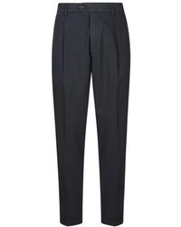 Eleventy - Broeken ,Zwart ,Katoen Pantalone Over Pences - Lyst