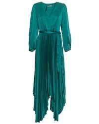 Twinset - Elegantes v-ausschnitt midi kleid - Lyst