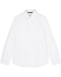 ARMANI EXCHANGE - Overhemden ,Wit ,Katoen Oversized Shirt - Lyst