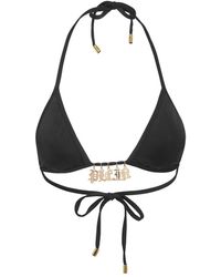 Philipp Plein - Swimwear Top Triangle Bra Charms - Lyst