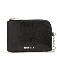 McQueen - Mini Rechthoekige Clutch Met Dwarsbalk - Lyst