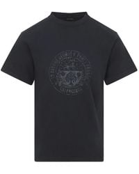 Balenciaga - Tops ,Zwart ,Katoen Standard T-Shirt Regular Fit - Lyst