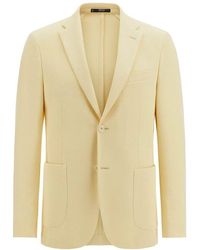 BOGGI - B Jersey Baumwoll-Krepp-Jacke - Lyst