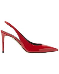 SCAROSSO - Schoenen ,Rood ,Leer Patent Pumps - Lyst