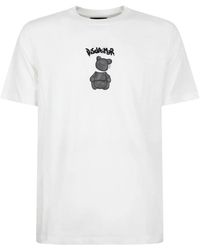DISCLAIMER - Weißes punkt-t-shirt - Lyst