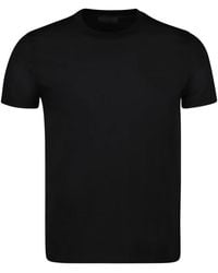 Prada - Tops ,Zwart ,Katoen T-Shirt Met Ronde Hals, 3-Pack - Lyst