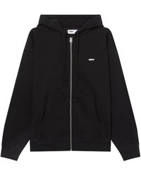 Obey - Hoodies & Sweatvesten ,Zwart ,Gedurfd Works Rits Hoodie Zwart - Lyst