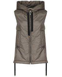 Max Mara - Wasserdichter tel mit doppelreißverschluss und kordelkapuze - Lyst
