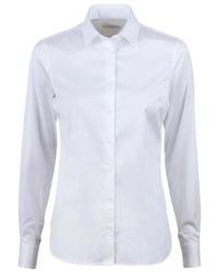 Stenströms - Overhemden ,Wit ,Elegant En Comfortabel Shirt - Lyst