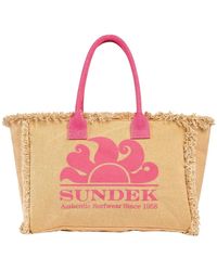 Sundek - Einkaufstasche Mit Fransen - Lyst
