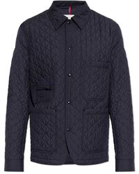 Moncler - Jassen ,Blauw ,Leer Theoline Insulated Jacket - Lyst