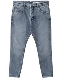 Gabba - Faded stretch jeans blau tapered bein - Lyst