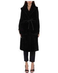 Blancha - Jassen ,Zwart ,Single-Breasted Coats - Lyst